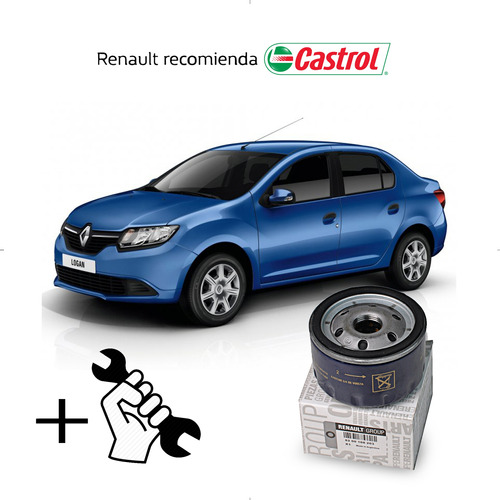 Servicio Cambio Aceite Mas Filtro Renault Logan 1.6 8v