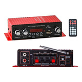 Amplificador Con Usb Mp3 Radio Bluetooth 12 Volts Tonos