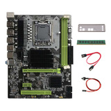 Placa Base X58 Lga1366 Compatible Con Placa Base De Ordenado