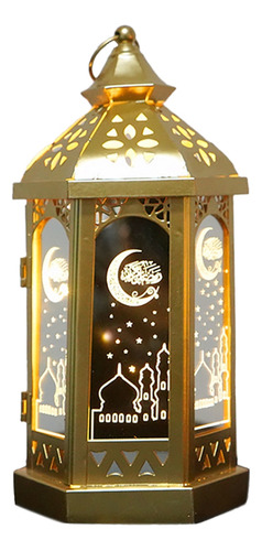 Farol Led De Eid Mubarak, Luces De Viento Para Decoración De