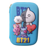 Lapicera Bt21 Cute Estuchera Organizador Bts Kawaii 3d Escol