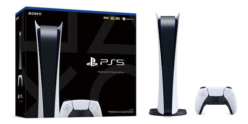 Playstation 5 Sony 825gb 1 Controle Sem Fio Digital Sem Cor Branco