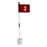 Golf Putting Green Flag Y Hole Cup Práctica Poner Número 2