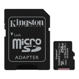 Memoria Micro Sd 256 Gb Kingston Con Adapt Sd Clase 10 100 M