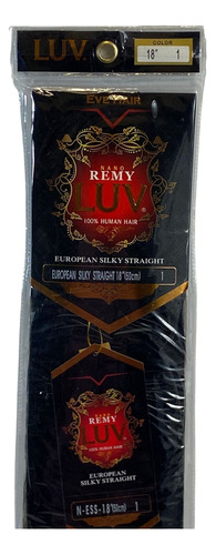 Extension Cabello Luv Remy 100% Humano Remy 50cm 18p Color1