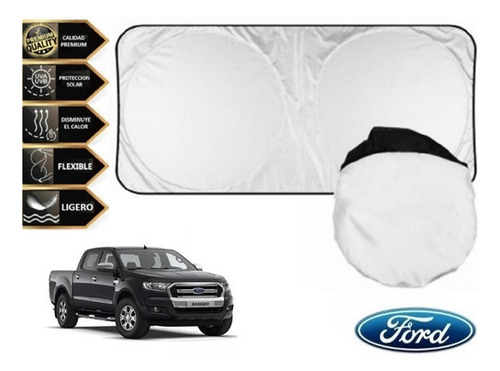 Protector Cubresol Tapasol Con Ventosas Ford Ranger 2017