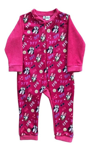 Mameluco Minnie Mouse Pijama Niños Entero Polar Disney Cf