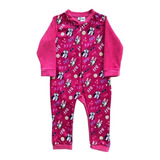 Mameluco Minnie Mouse Pijama Niños Entero Polar Disney Cf