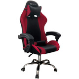 Silla De Escritorio Xzeal Xz05 Gamer Ergonómica  Negra Y Roja