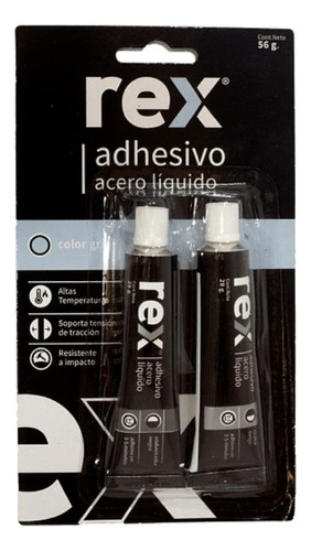 Acero Liquido Gris Es-520 Rex Blister 56 Grs