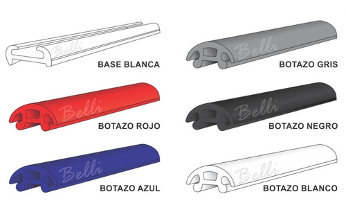 Soga Botazo #1 De Pvc (sin Base) Para Embarcaciones X 11 Mts