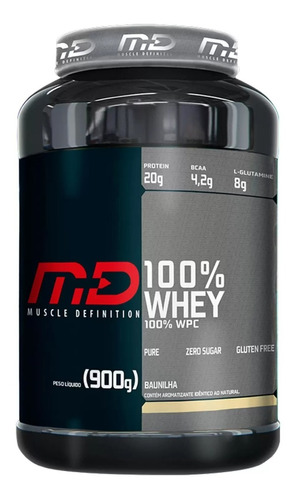 100% Whey - Md Muscle Nutrition - Original - 900g