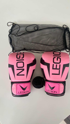 Guantes Boxeo Legion Rosa 12 Onzas