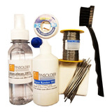 Kit Salva Chip Smd Malha Fio Fluxo Dessolda E Solda