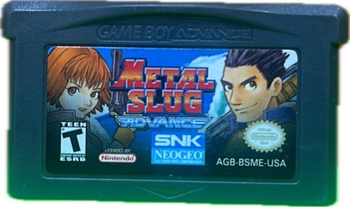 Metal Slug Advance Original Garantizado **play Again**