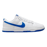 Tenis Nike Dunk Low Retro-blanco/azul