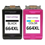 Cartuchos De Tinta 664xl Black/collor De 15 Ml Compativeis 
