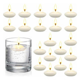 100 Velas Flotantes 4.5x3cm Oval Eventos Boda Pecera Alberca