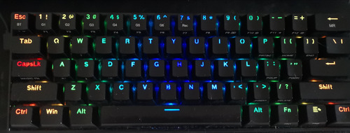 Teclado Redragon Inalámbrico K530rgb 