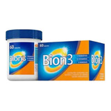 Tabletes Multivitamínico Com Probiótico Bion3 - 60 Tabletes Sabor -