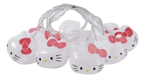 Guirnalda Luces Led Hello Kitty Kawaii Tira De Luces Cute