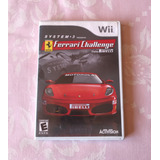 Ferrari Challenge Trofeo Pirelli Juego Original Nintendo Wii