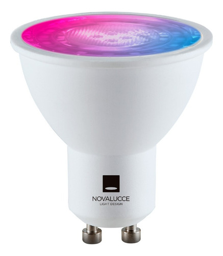 Lampara Led Novalucce Smart Rgb Dicro 5w 38º Gu10 Wifi   