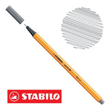 Stabilo Microfibra Point 88 X Unidad Color 96 Gris Oscuro