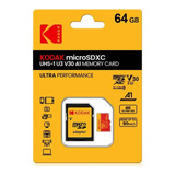 Tarjeta De Memoria Micro Adaptador Micro Sd 64gb V30 Clase10