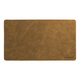Mouse Pad/ Desk Pad 70x90cm Couro Marrom Camel