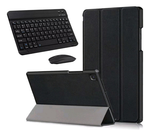 Capa Para O Tablet Galaxy Tab A9 + Teclado E Mouse Bluetoth