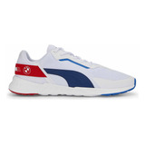 Zapatillas Puma Bmw Mms Tiburion Logo Unisex Moda Blanco