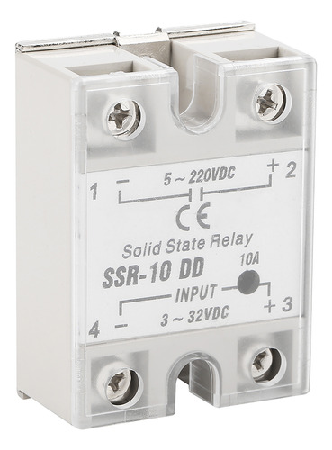 Relé De Estado Sólido Ssr-10 Dd 10a 5-220vdc Para Uso Indust