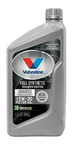 Caja Cerrada X6 Valvoline Advance  Snypower 5w30 X 1 L+envi0