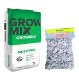 Sustrato Growmix Multipro 80lts Con Pometina 5lt Terrafertil