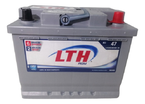 Batería De Gel Lth Agm  Para Ford Contour Svt Modelos  99-00