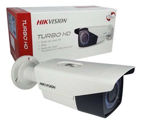 Câmera Bullet Varifocal 2mp Full Hd 4x1 Ira 40mts Hikvision