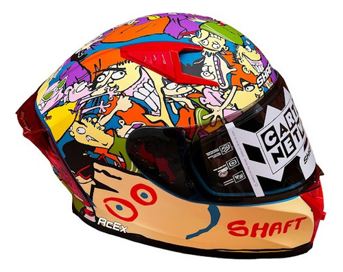 Casco Cartoon Network Original Shaft Certificado Deportivo 