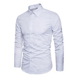 Camisa Social Masculina Slim Luxo Executiva