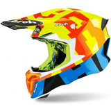 Casco Para Moto Airoh Twist 2.0 Frame Amarillo/naranja