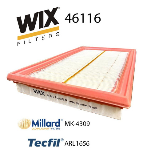 Filtro De Aire Wix Wa11485a (46116) Nissan Sentra B14 Y B15 Foto 6