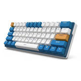 Teclado Mecánico 60% Royal Kludge Inalambrico Rk61plus