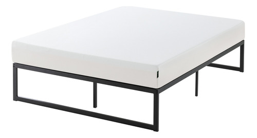 Cama Abel Zinus 2 Plazas Espuma Color Negro