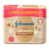 Jabon Jhonsons Baby 110gr X3 Avena