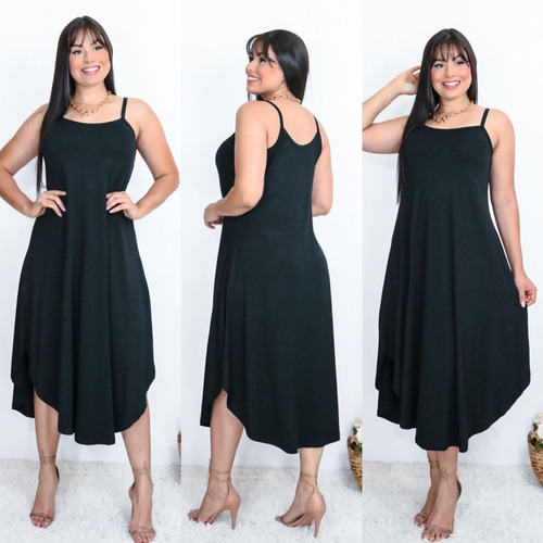 Vestido Social Moda Evangélica Plus Size Super Confortável