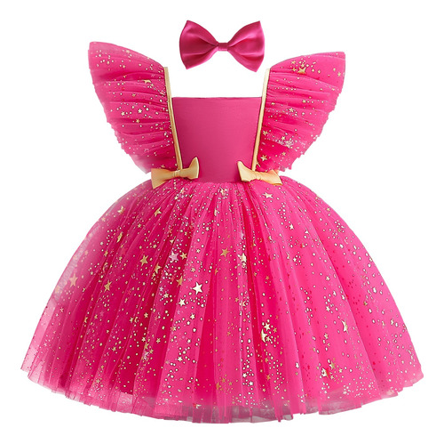 Vestido De Tul Nnjxd Para Niña Pequeña, Vestido De Fiesta Co