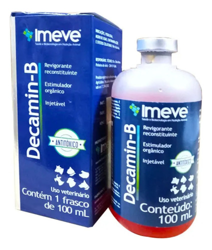 Decamin B 100ml - Vitamina Modificador Orgânico Bcaa Inj