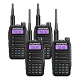 Kit 4 Radios Baofeng Uv16 Comunicador Walk Talk Dual Band