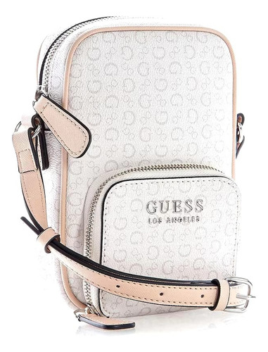 Guess Bolsa Para Mujer Crossbody/ Portacelular Monogram 