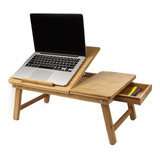 Mesa Plegable Ajustable Con Cajoncito Para Notebook  33*54cm